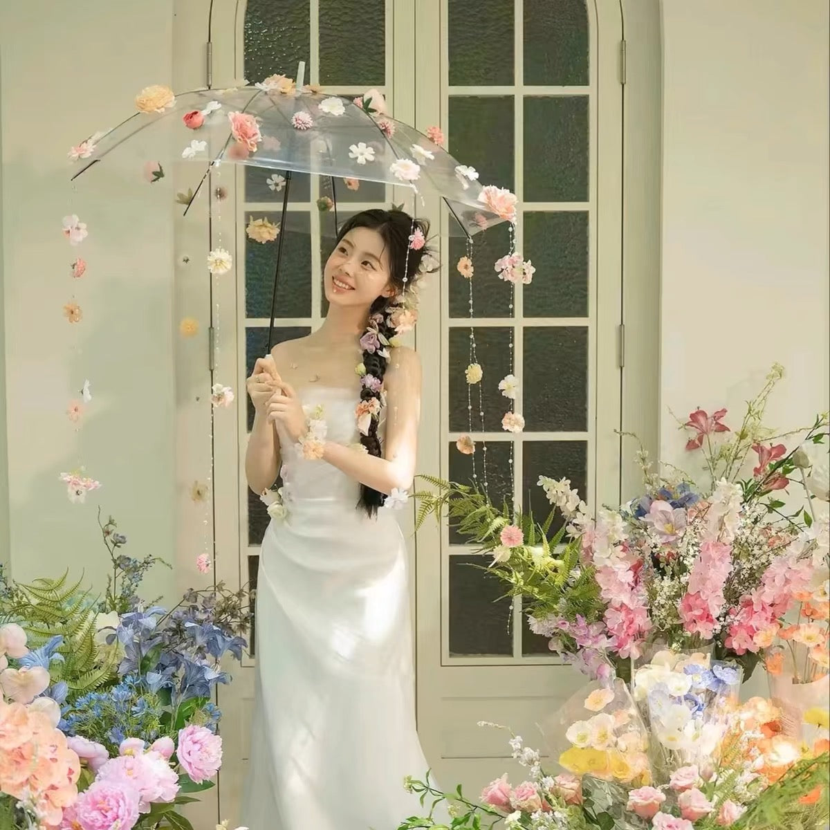 Fleurora Enchanted Blossom Umbrella - Floral Elegance