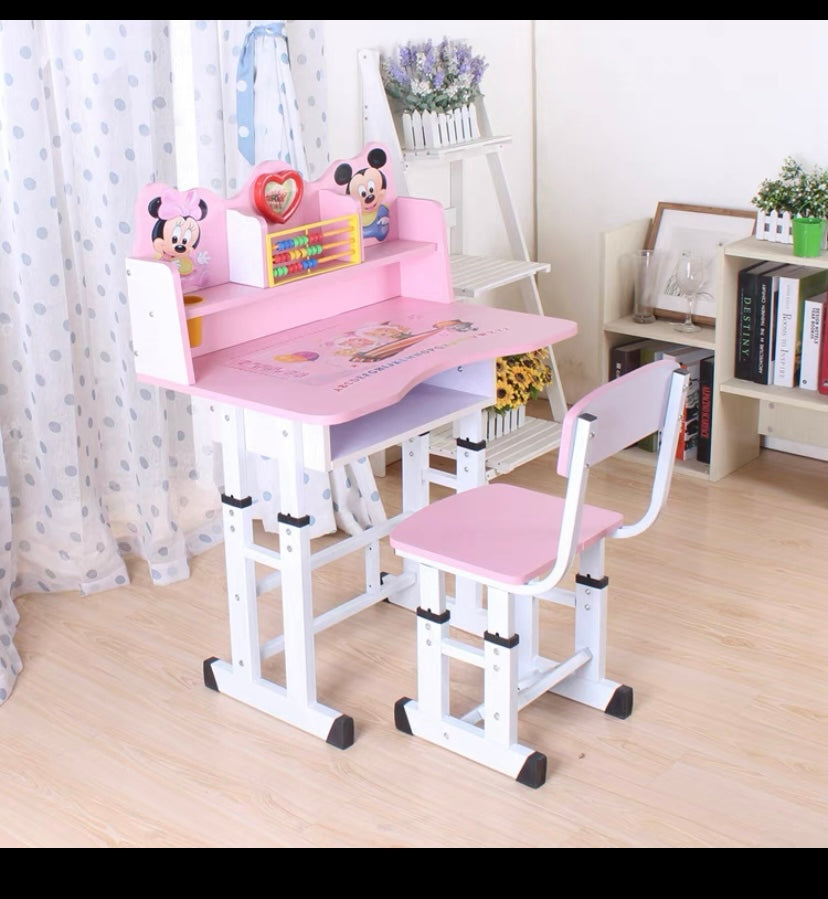 Children's Adjustable Study Table and Chair Set – Perfect for Primary School Students