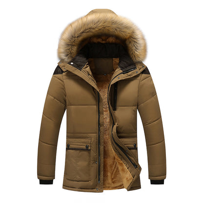 Arctano Men's Plush-Lined Winter Parka - Ultimate Cold Protection