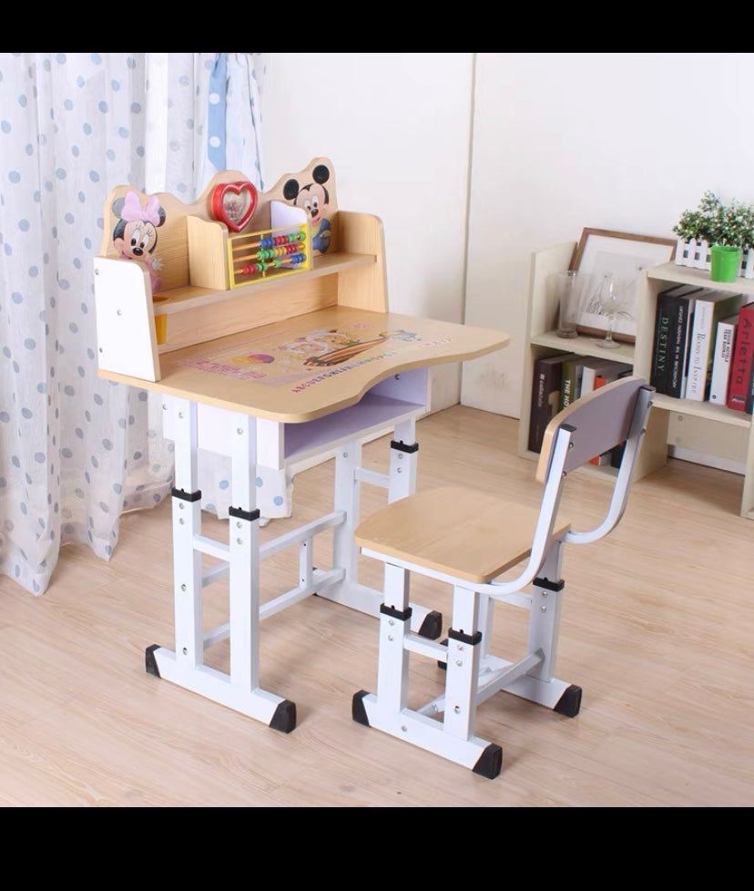 Children's Adjustable Study Table and Chair Set – Perfect for Primary School Students